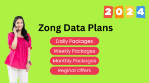 zong daily weekly monthly internet packages